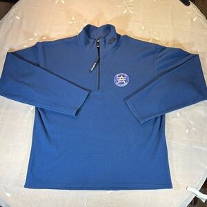 Vintage The North Face Blue Half-Zip Man Pullover L-XL Whistler Blackcomb